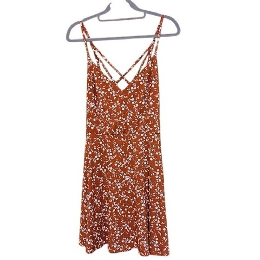 Nine Britton Lizzy Brushed Knit Dress Burnt Orange